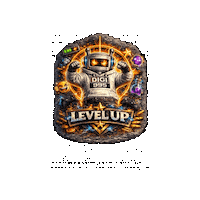 Leveling Up Sticker by Digi 995