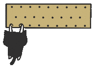 Climbing Pegboard Sticker by yomoyeah