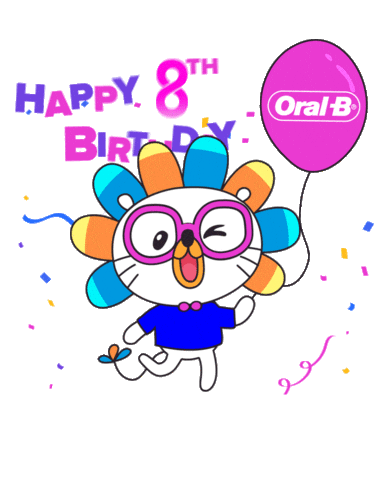 Birthday Toothbrush Sticker by Lazada Singapore