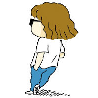 Art Girl Sticker