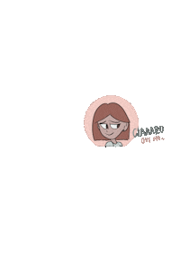 Girl Cartoon Sticker