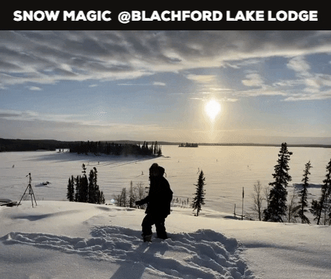 ottergirl giphygifmaker snow magic blachford teamwil-sun GIF