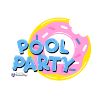 Pool Party Love Sticker by My Weekend Plan