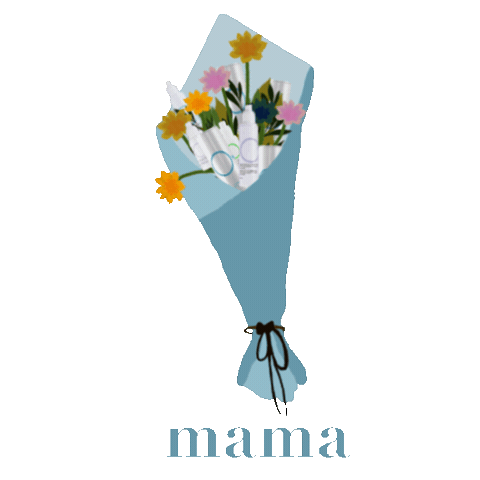 Blue Flowers Day Sticker by Oxy