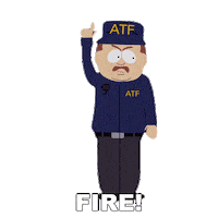Fire Sticker by South Park