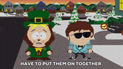excited butters stotch GIF by South Park 