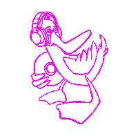 Pink Disco Sticker