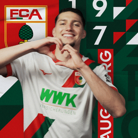 Football Love GIF by FC Augsburg 1907