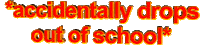 school drop out Sticker by AnimatedText