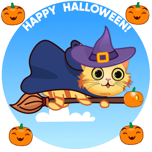 Halloween Cats GIF by JPedicini