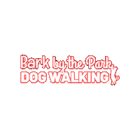 Bark Dogwalker Sticker by barkbythepark