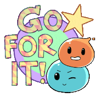 Go For It Star Sticker