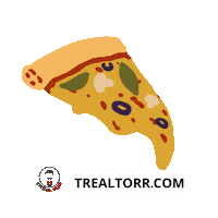 Real Estate Pizza Sticker by Trealtorr