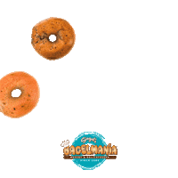 Bagelmanialv yum vegas las vegas bagel Sticker