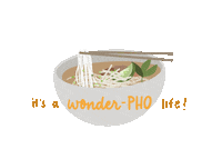 Noodles Pho Sticker