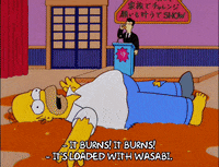 rolling homer simpson GIF