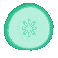 Spa Cucumber Sticker by Hotell Mossbylund