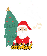 Christmas Sticker by Mikel Coffee Company