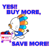 Happy Run Sticker by Lazada Singapore