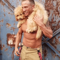 Shirtless Aussie Firefighters Pose With Dogs