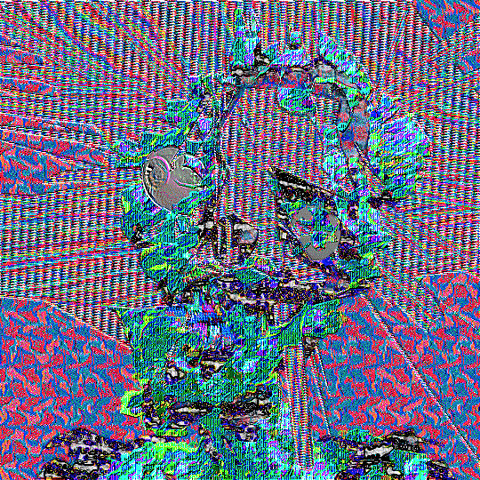 Brain Damage Glitch GIF by davidvnun