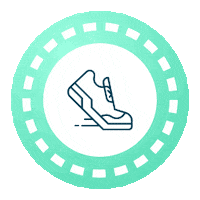 Run Walking Sticker by RemoteRun