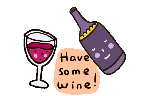 wine wineday Sticker by cypru55