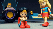 Sad Wonder Woman GIF by LEGO