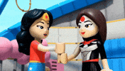 Wonder Woman Hello GIF by LEGO