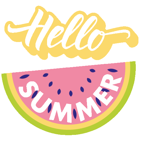 Summer Hello Sticker by Beachcombing Magazine