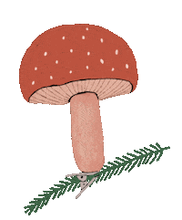 Christmas Mushroom Sticker by judit orosz