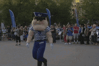 louie the laker GIF by Grand Valley State University