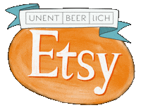 unentbeerlich beer shop online lettering Sticker