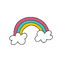 acis_energia rainbow energy fantasy clouds Sticker