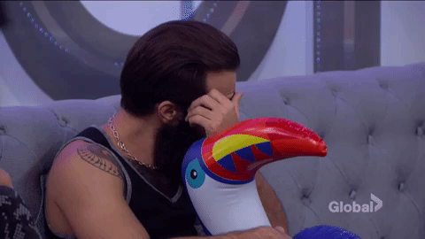 scared big brother GIF by globaltv