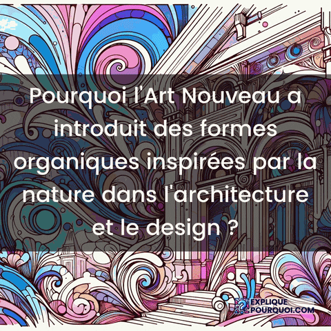 Art Nouveau Design GIF by ExpliquePourquoi.com