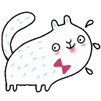 cat kitty Sticker by Linzie Hunter