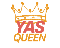 Queen Yas Sticker by Bia Warrior