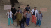 protest strike GIF