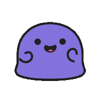 Happy Ube Sticker by Bad Oven