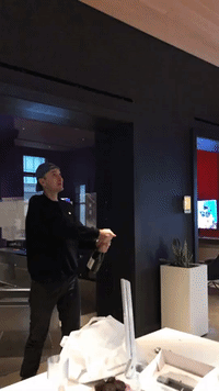 Champagne GIF by Samantha