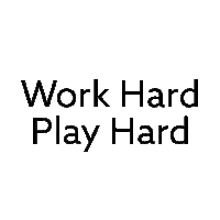 Work Hard Sticker by edge