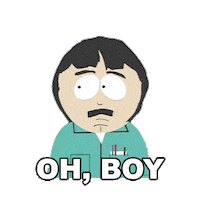 Oh Boy Eye Roll Sticker by South Park