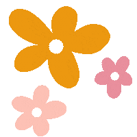 Pink Flowers Sticker