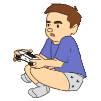 Game Cartoon Sticker