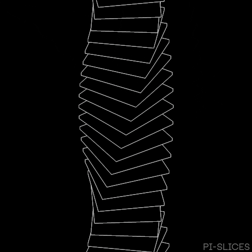black and white loop GIF by Pi-Slices