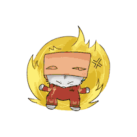 Cat Mascot Sticker