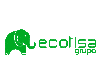ecotisa verde grupo elefante grupo ecotisa Sticker