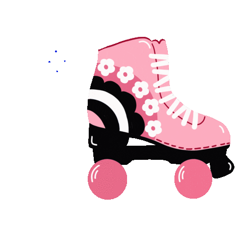 Skating Roller Derby Sticker by Leanne Van