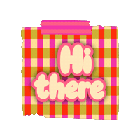 Hithere Hello Sticker